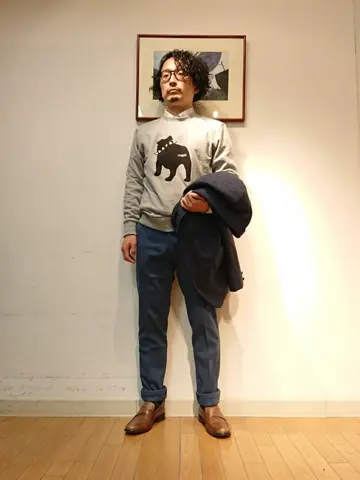 J.PRESS MEN 乾 コーディネート画像