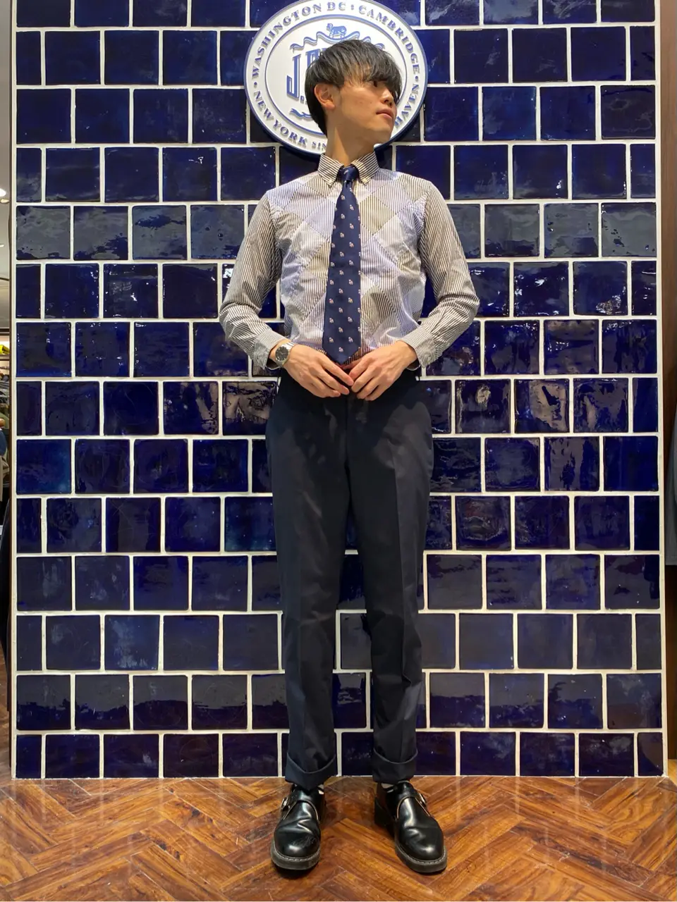 J.PRESS MEN 加藤晴暉 コーディネート画像