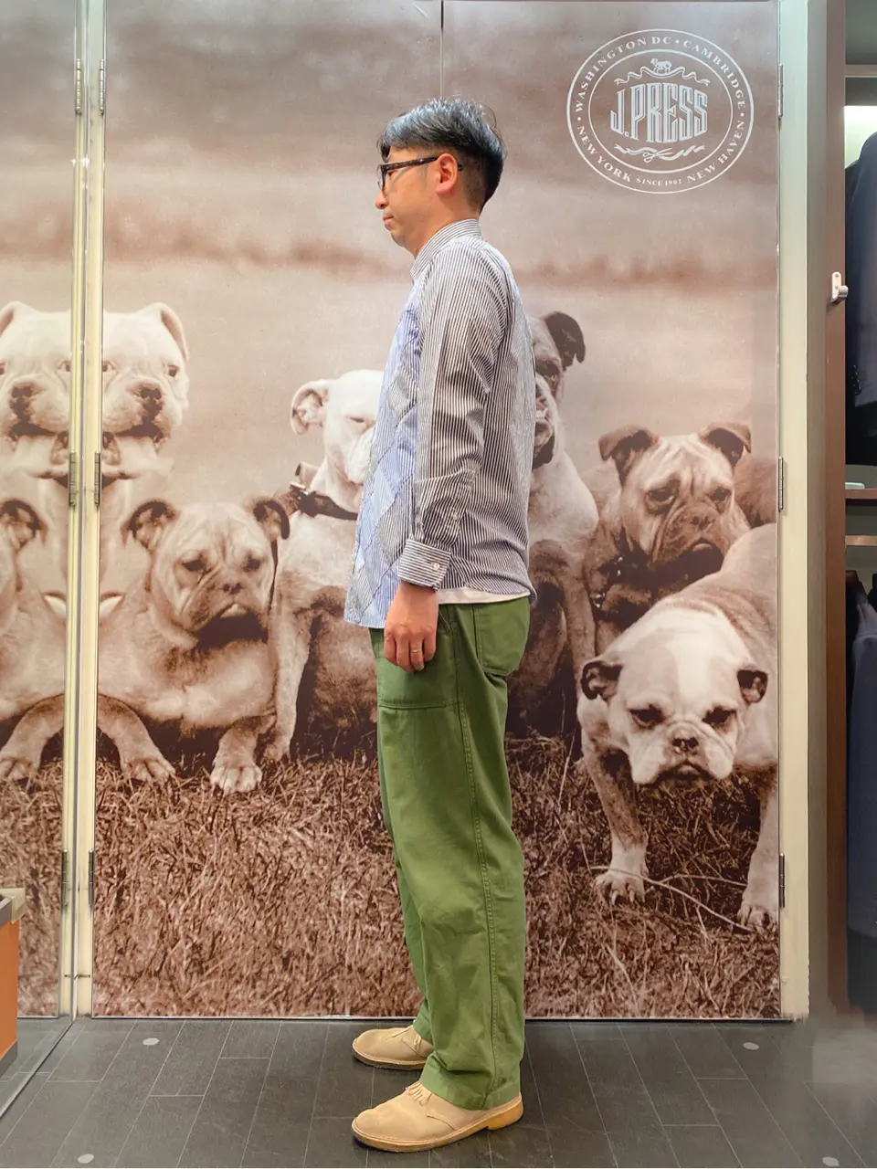 J.PRESS MEN 岩名 コーディネート画像