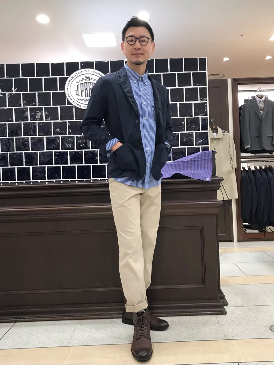  赤石 コーディネート画像