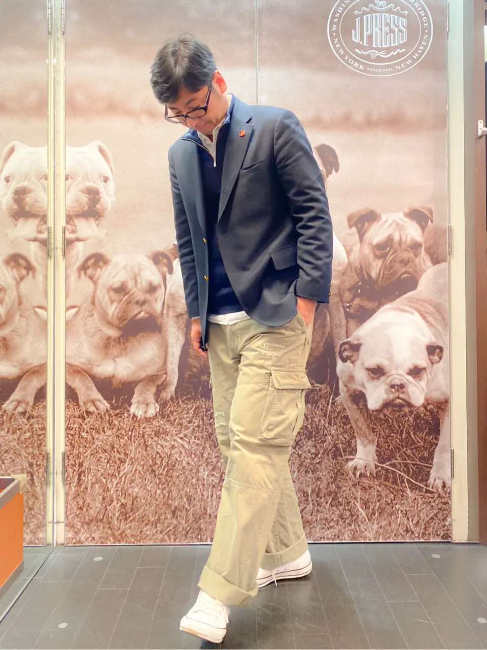 J.PRESS MEN 岩名 コーディネート画像