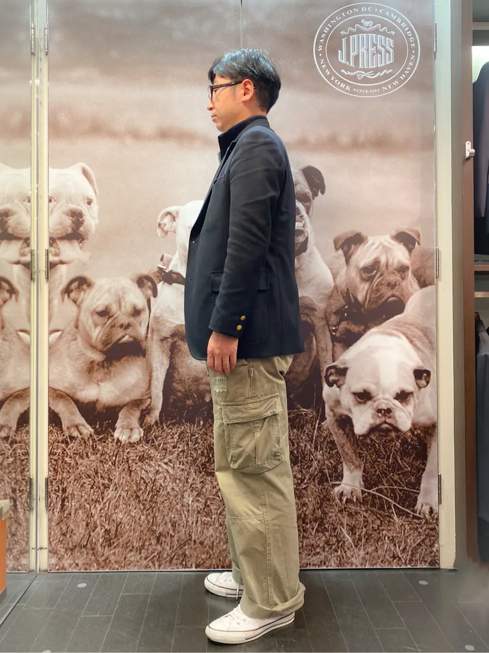 J.PRESS MEN 岩名 コーディネート画像