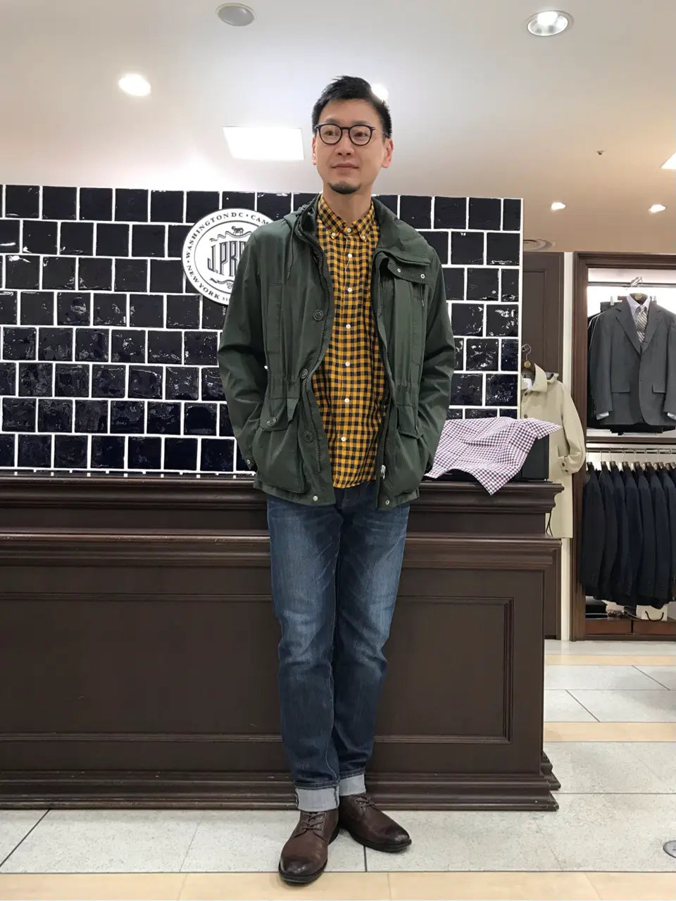  赤石 コーディネート画像