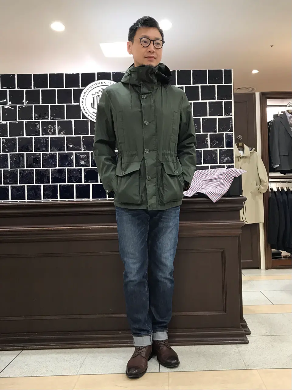 J.PRESS MEN 赤石 コーディネート画像