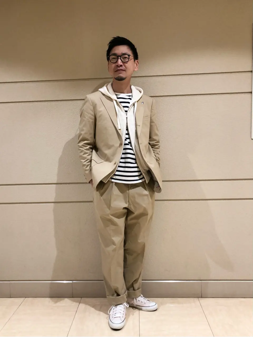  赤石 コーディネート画像