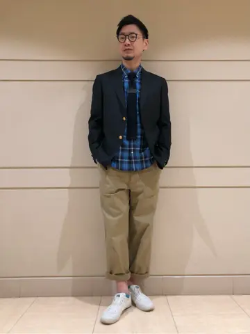 J.PRESS MEN 赤石 コーディネート画像