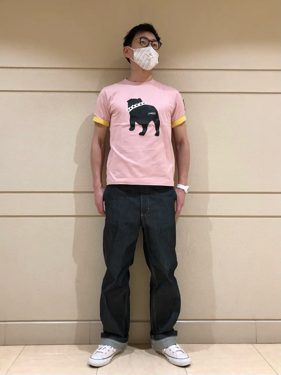 J.PRESS MEN 赤石 コーディネート画像