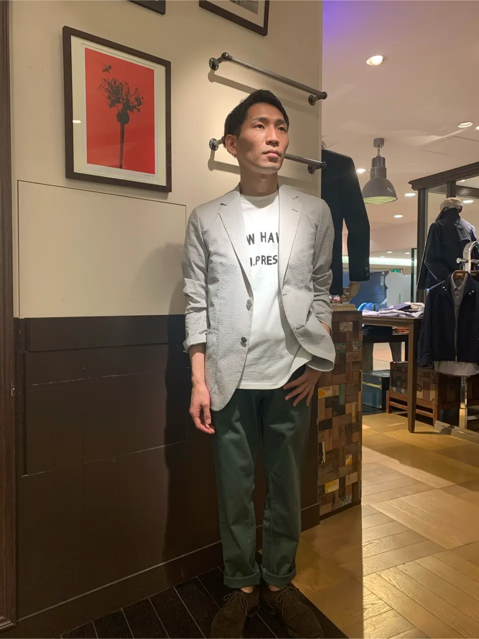  二口弘崇 コーディネート画像