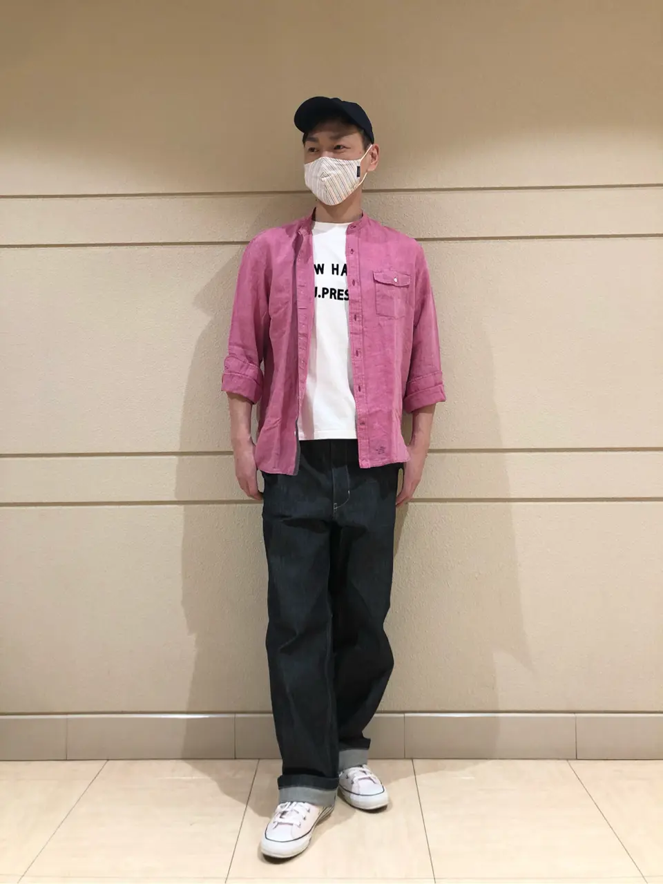  赤石 コーディネート画像