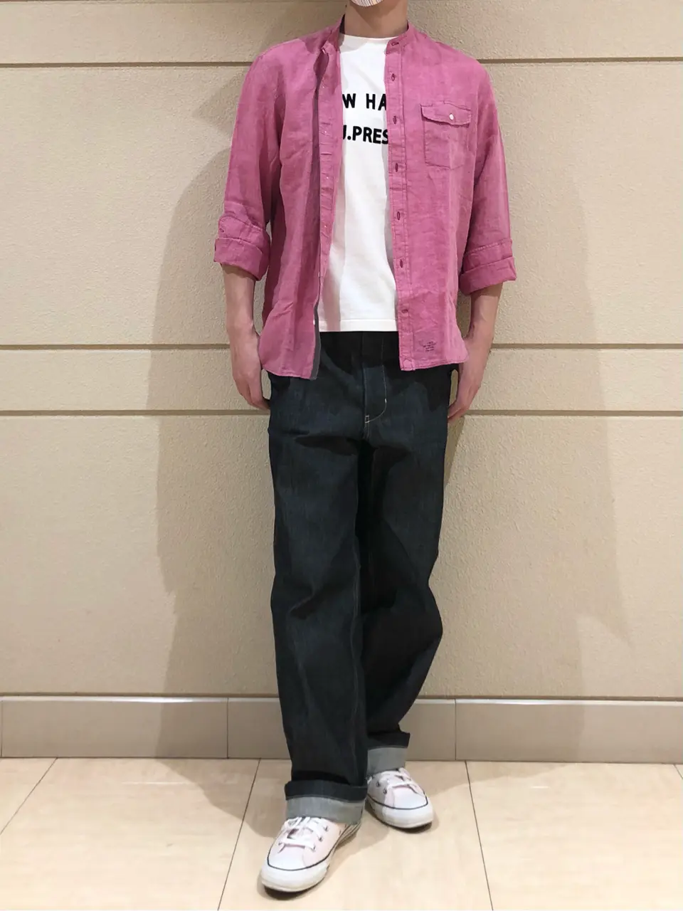 J.PRESS MEN 赤石 コーディネート画像