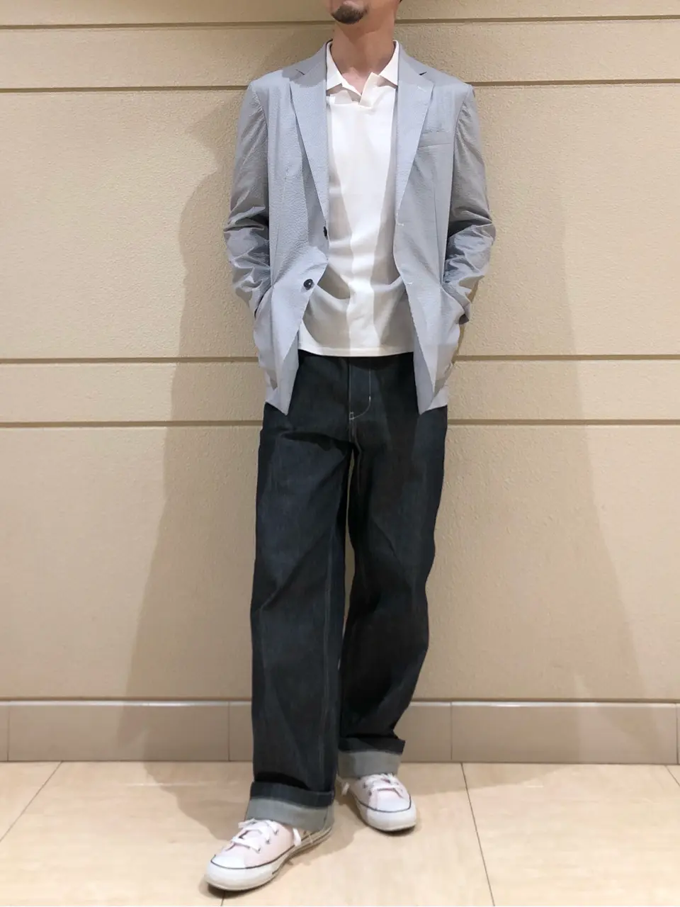 J.PRESS MEN 赤石 コーディネート画像