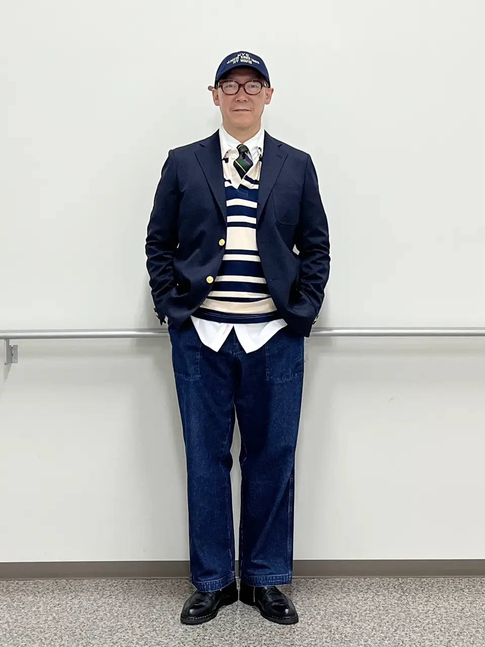 jプレス　MENSジャケット　サイズL ネイビー 2024 ネイビーブレザー「LET'S ENJOY THE BLAZERS」 | J.PRESS
