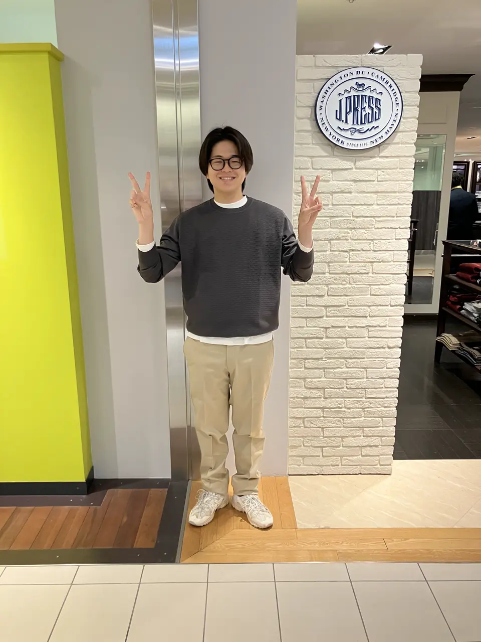 J.PRESS MEN 酒部 コーディネート画像