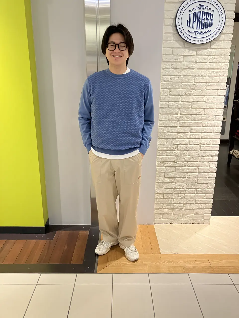 未使用 J.PRESS ジェイプレス シアサッカー パンツ 86 ブルーホワイト シアサッカーパンツ / G/FORE（ジーフォア）のロングパンツ通販