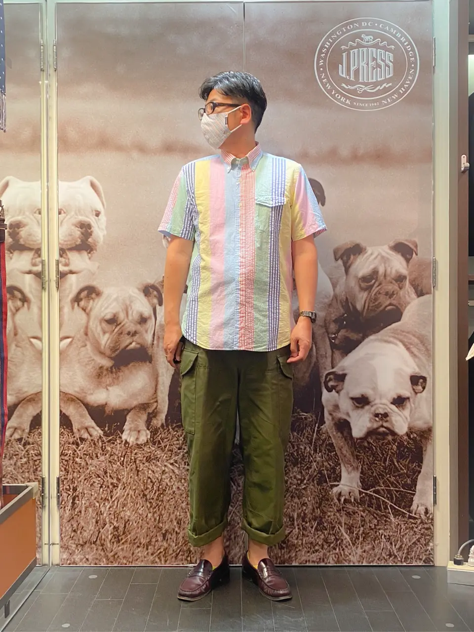 J.PRESS MEN 岩名 コーディネート画像