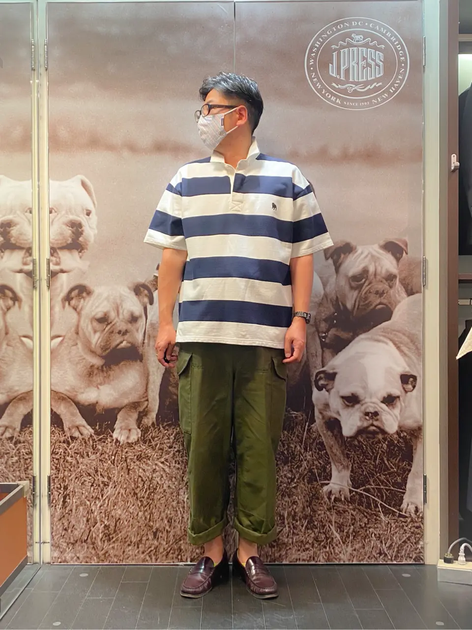 J.PRESS MEN 岩名 コーディネート画像