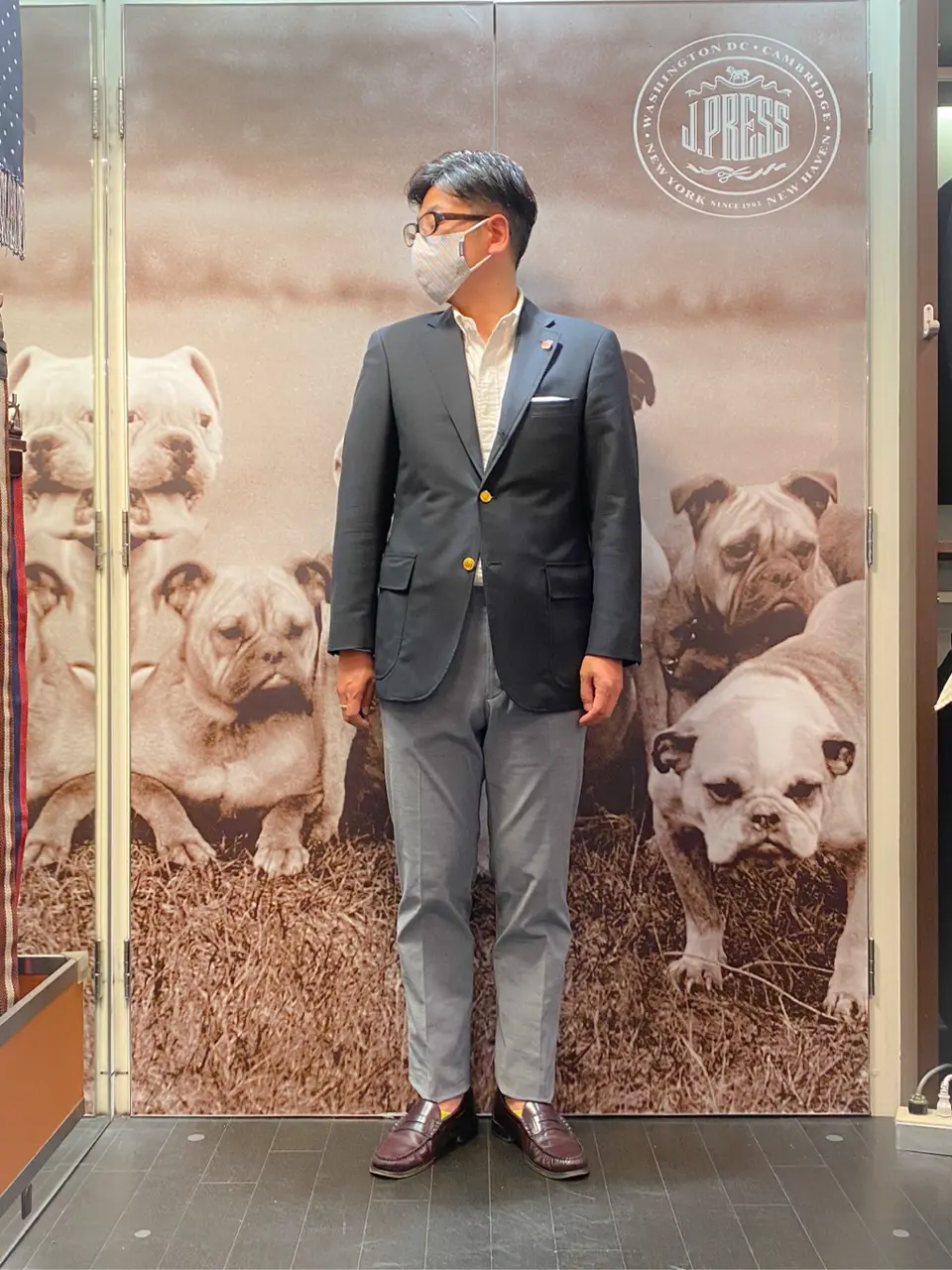 J.PRESS MEN 岩名 コーディネート画像