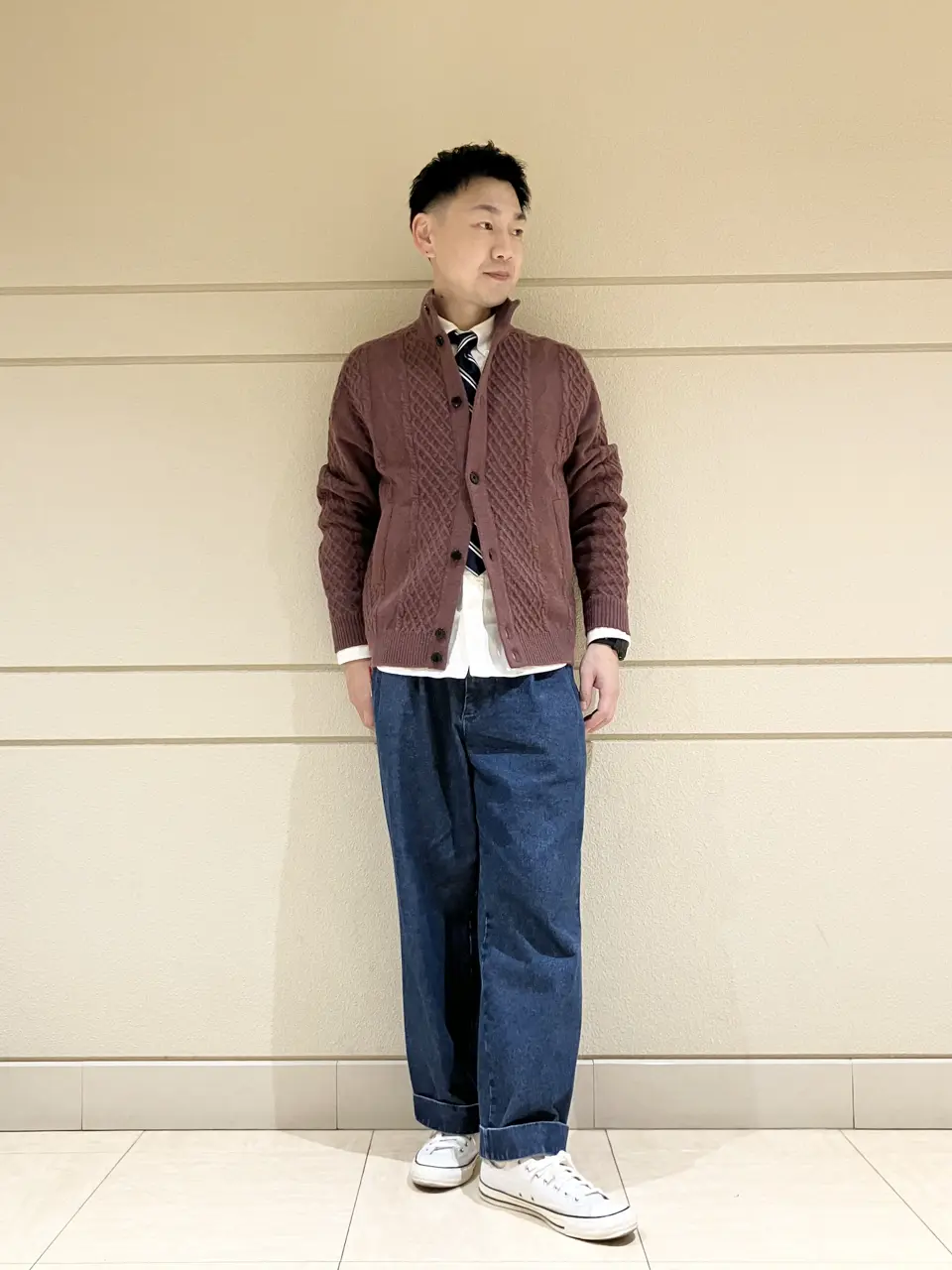 J.PRESS MEN 赤石 コーディネート画像