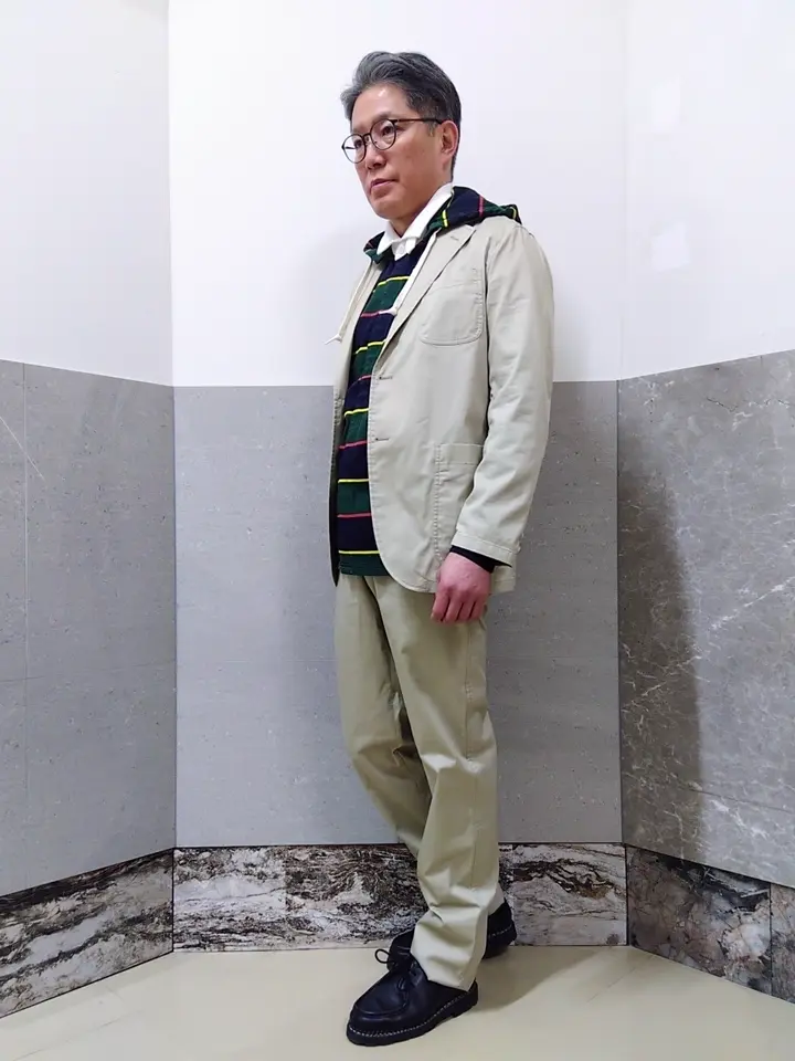 J.PRESS MEN 金子 コーディネート画像