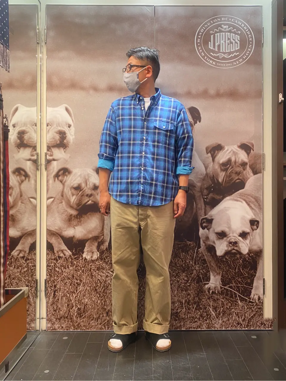 J.PRESS MEN 岩名 コーディネート画像