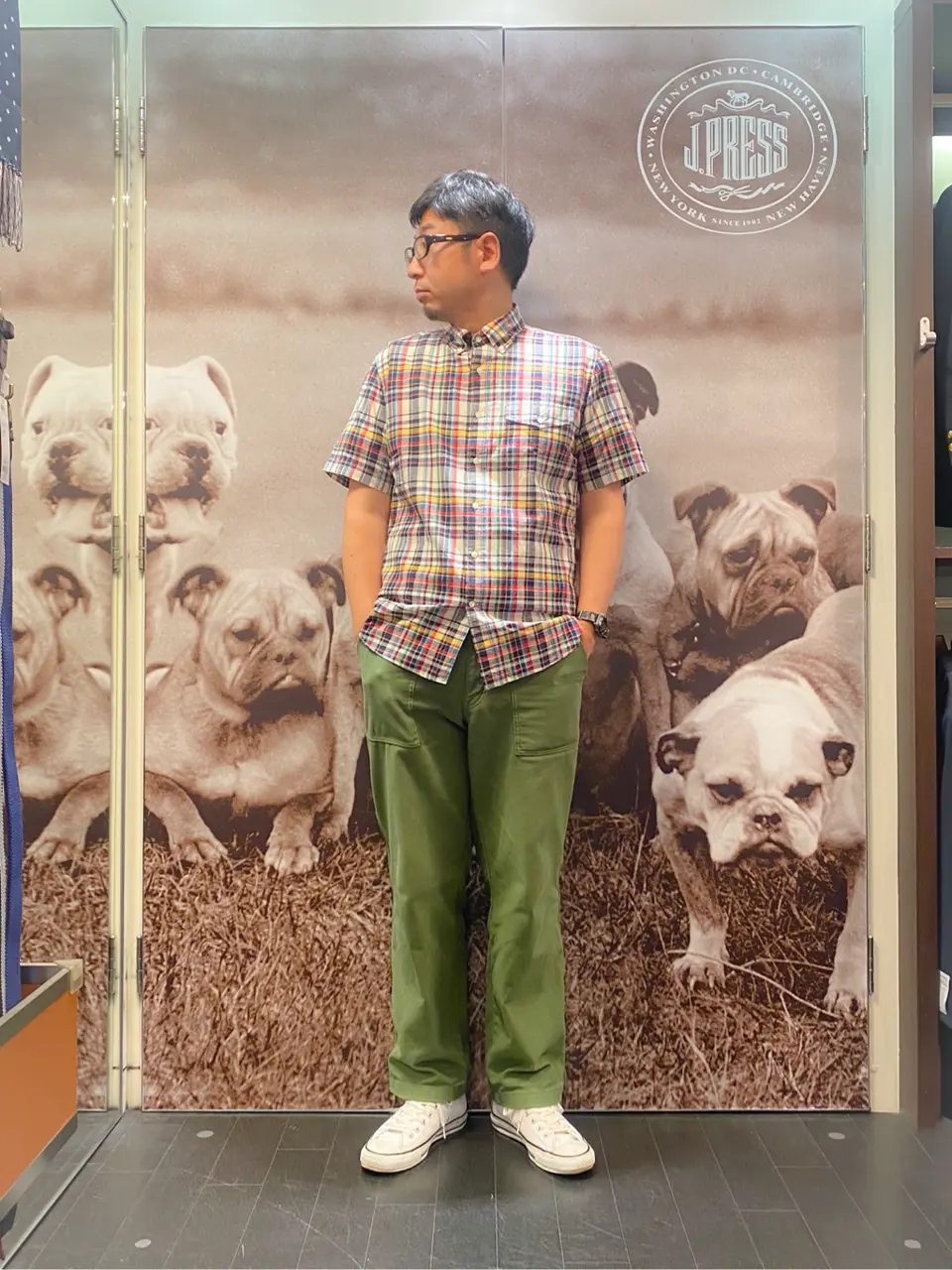 J.PRESS MEN 岩名 コーディネート画像