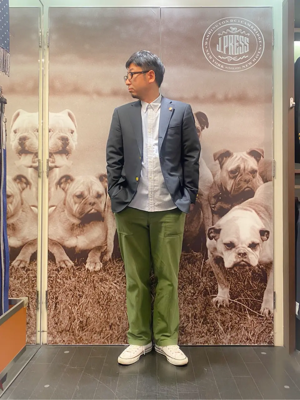 J.PRESS MEN 岩名 コーディネート画像