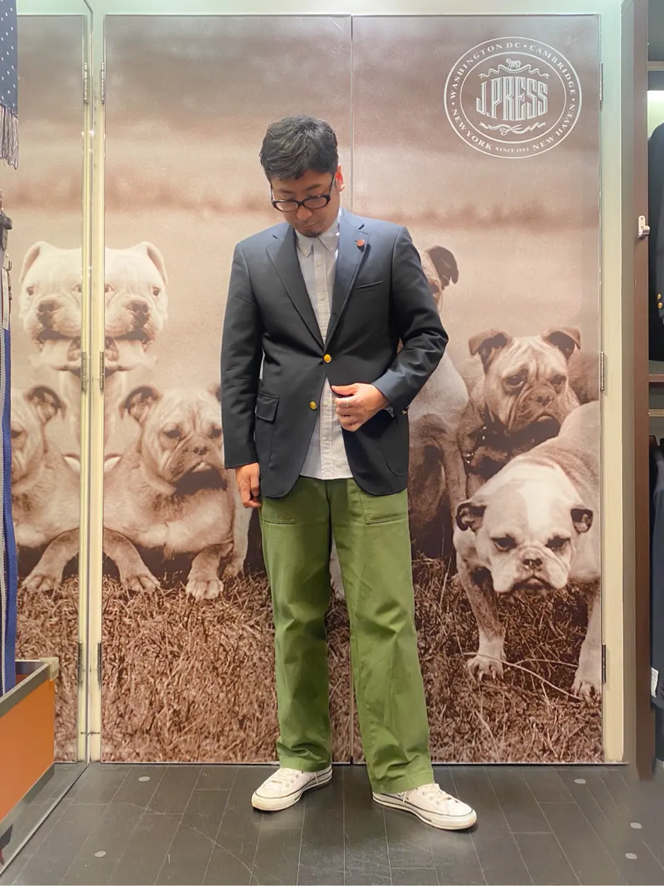 J.PRESS MEN 岩名 コーディネート画像