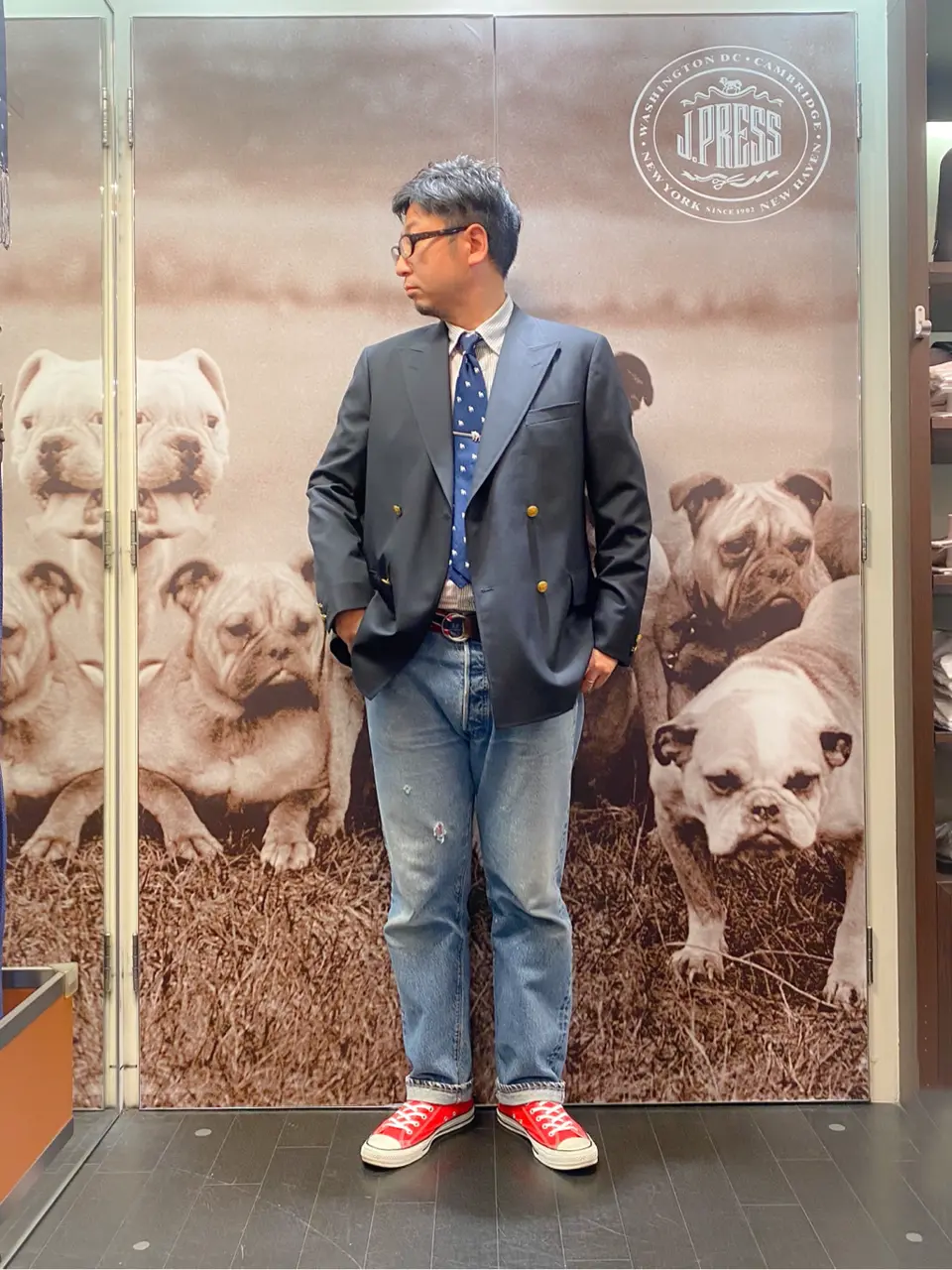 J.PRESS MEN 岩名 コーディネート画像