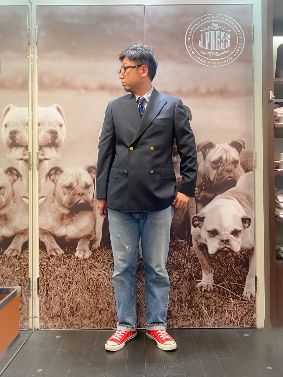 J.PRESS MEN 岩名 コーディネート画像