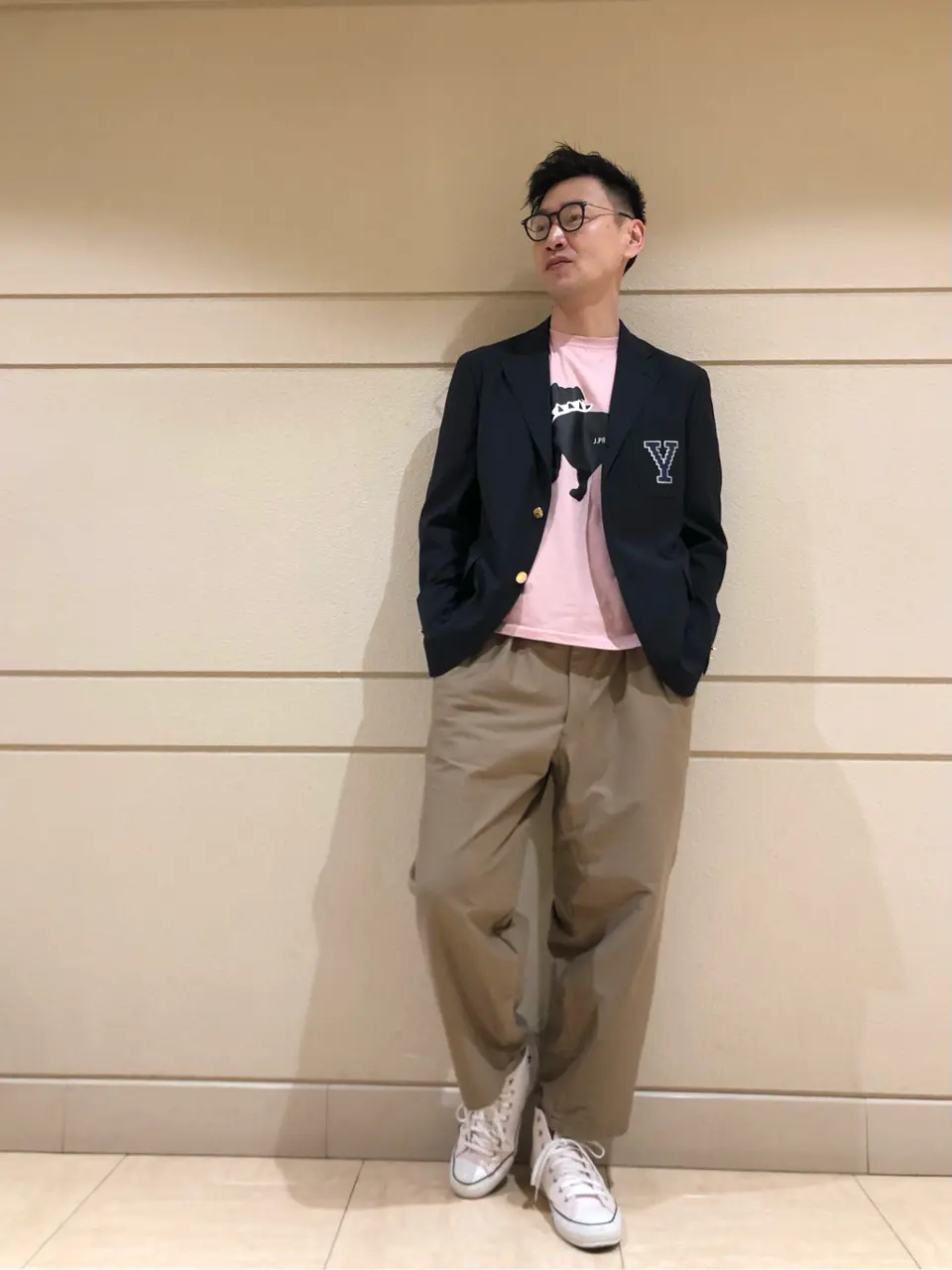 J.PRESS MEN 赤石 コーディネート画像