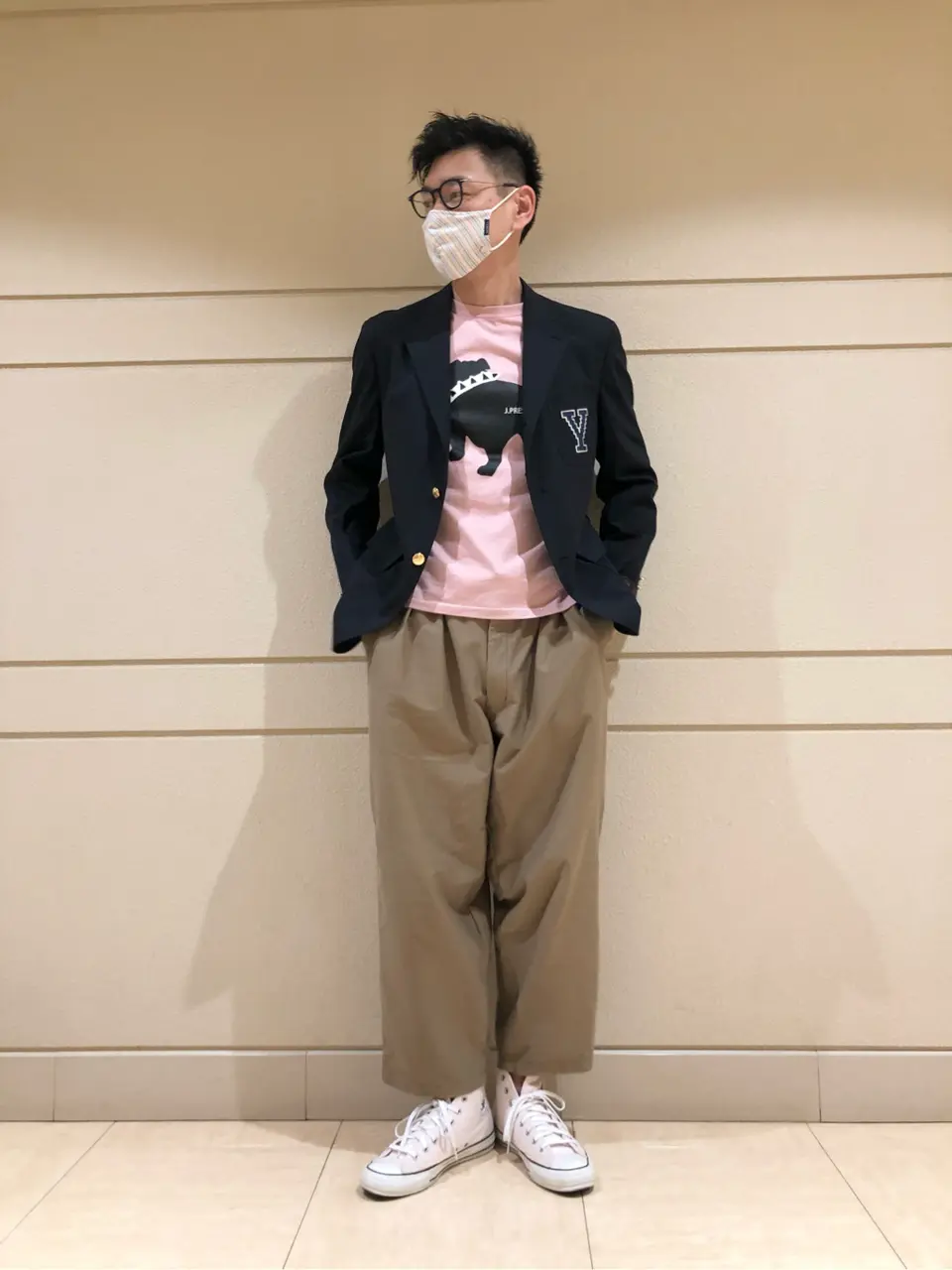 J.PRESS MEN 赤石 コーディネート画像