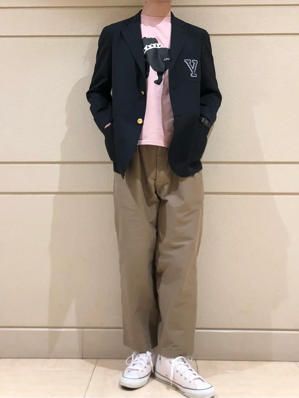 J.PRESS MEN 赤石 コーディネート画像