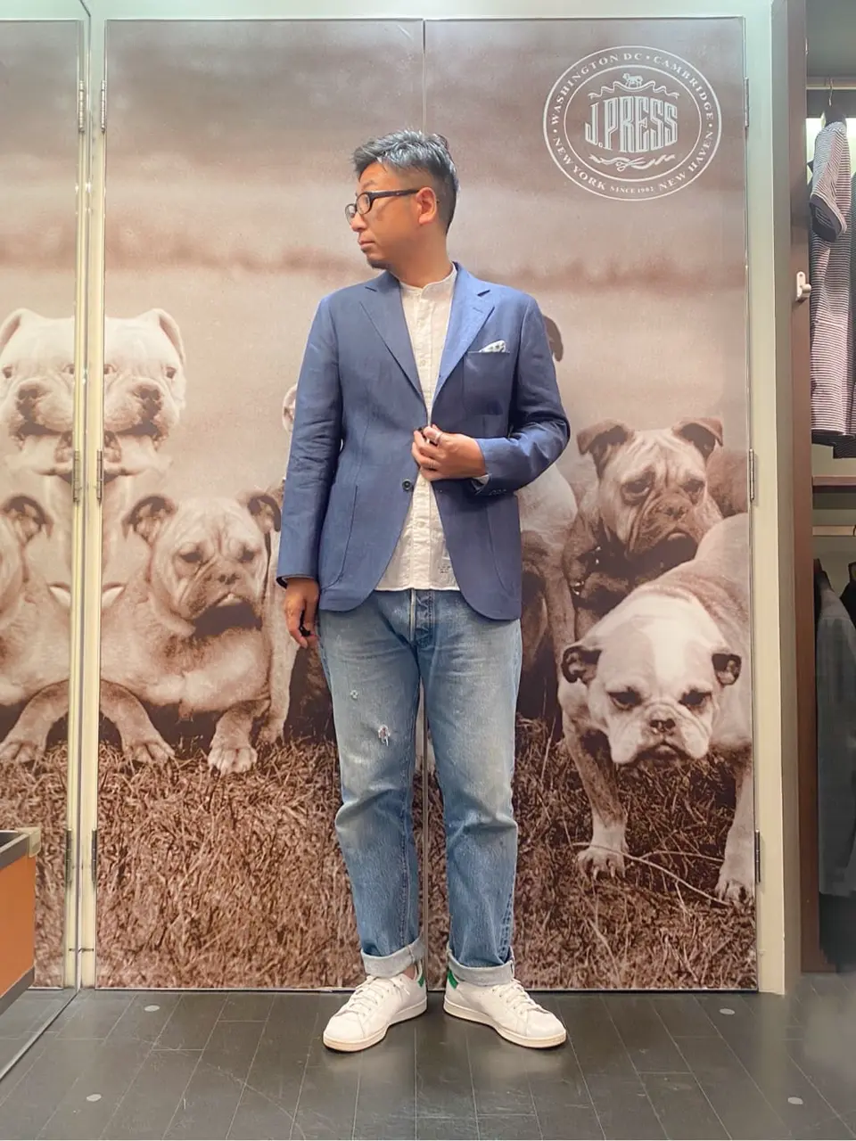 J.PRESS MEN 岩名 コーディネート画像