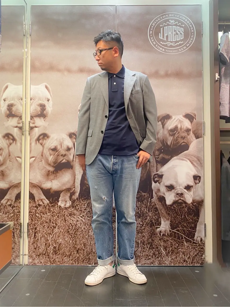 J.PRESS MEN 岩名 コーディネート画像