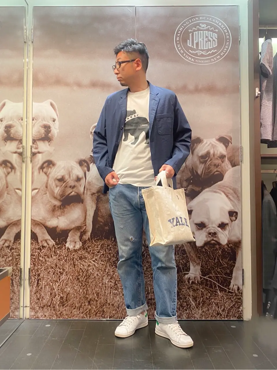 J.PRESS MEN 岩名 コーディネート画像