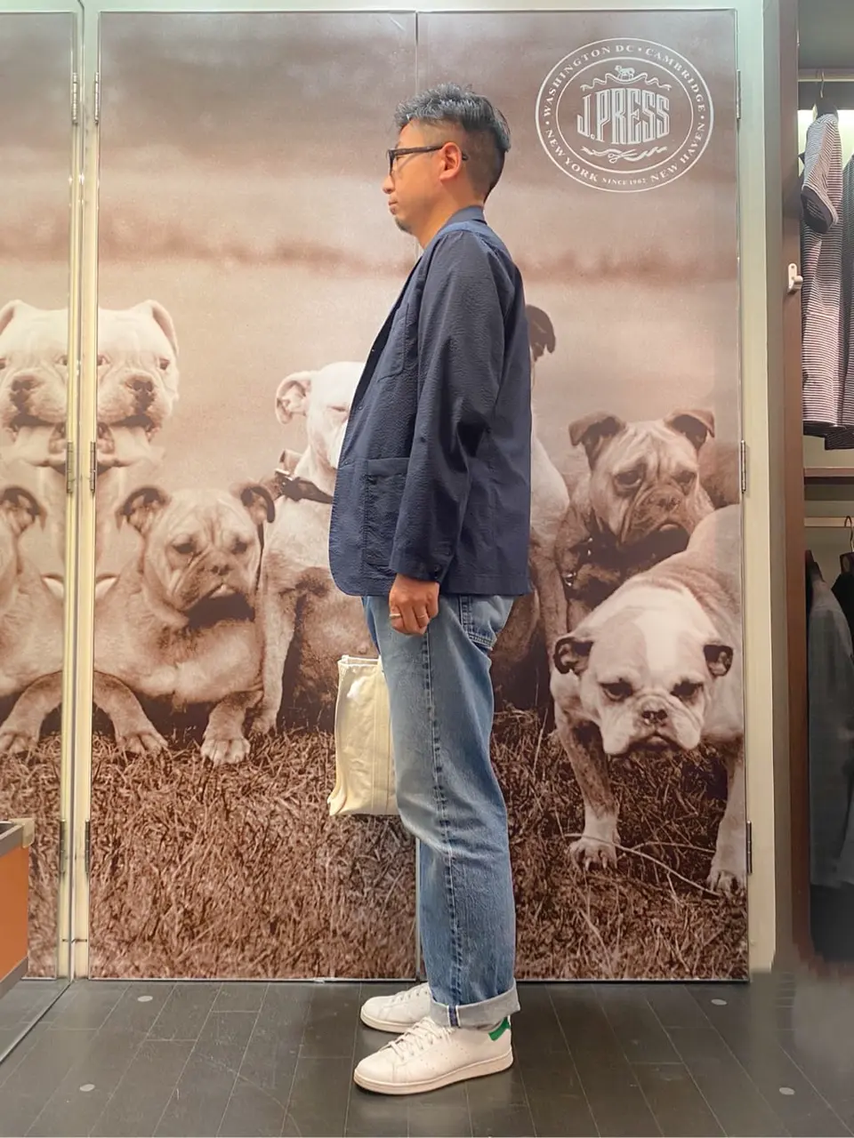 J.PRESS MEN 岩名 コーディネート画像