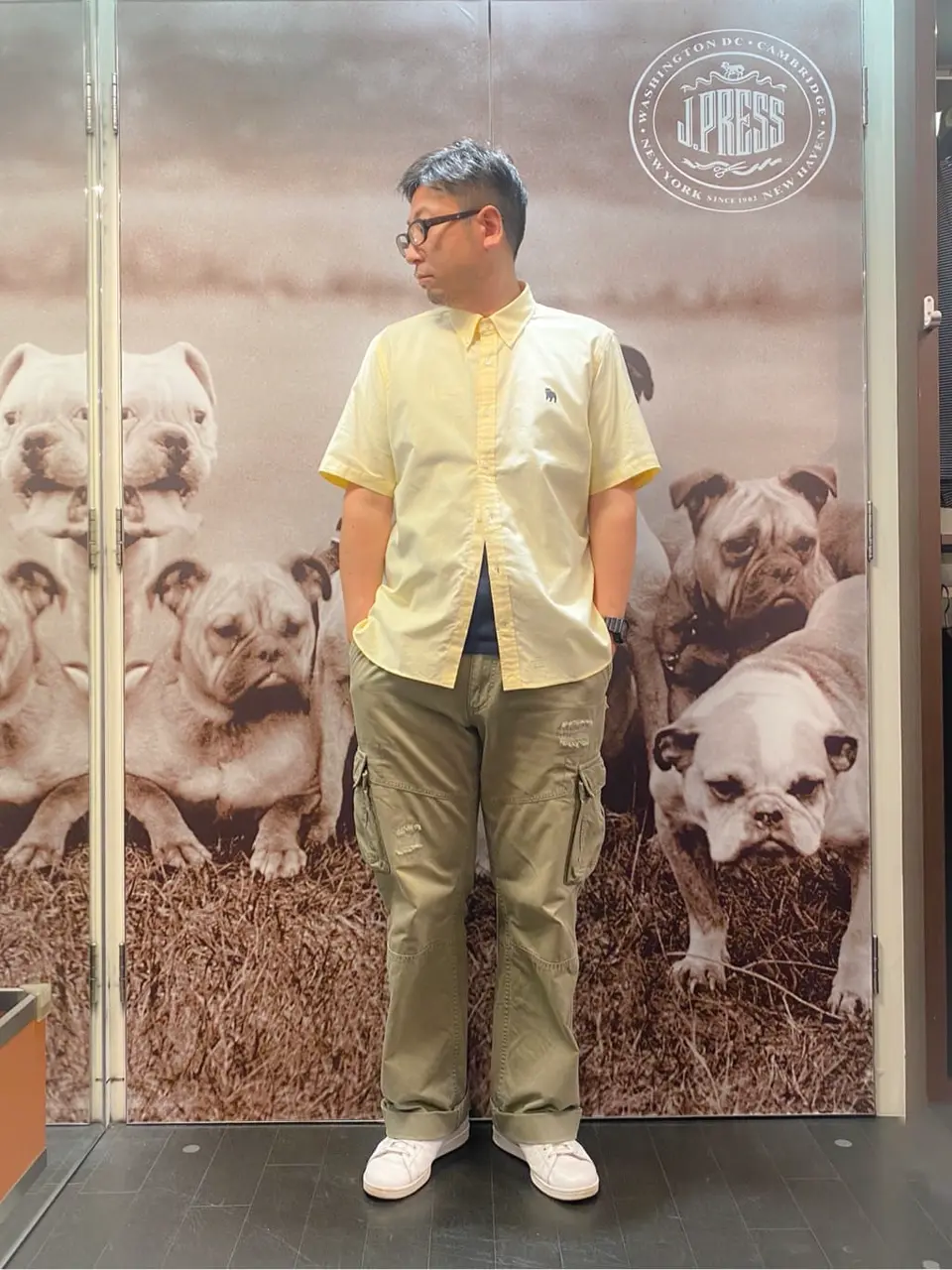 J.PRESS MEN 岩名 コーディネート画像