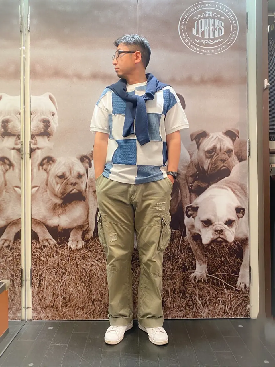 J.PRESS MEN 岩名 コーディネート画像