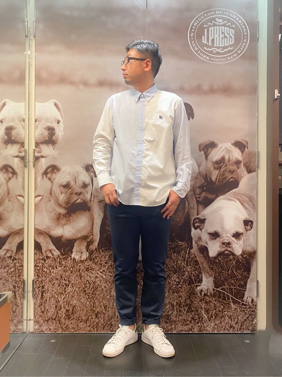 J.PRESS MEN 岩名 コーディネート画像