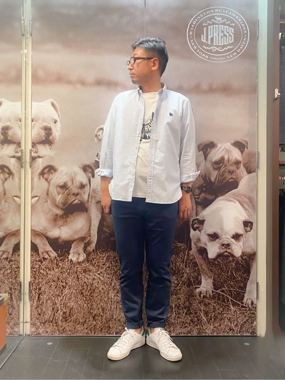 J.PRESS MEN 岩名 コーディネート画像