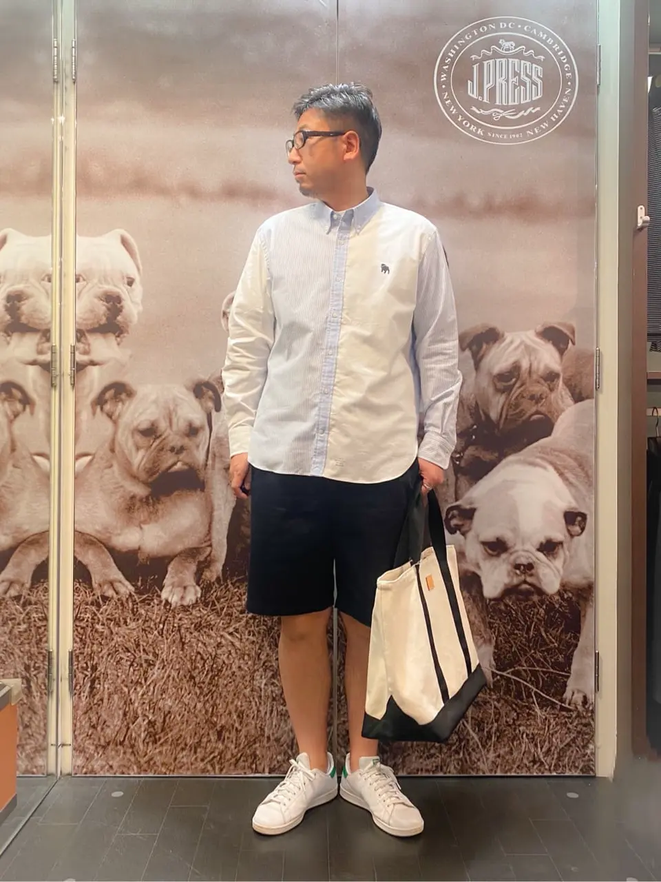 J.PRESS MEN 岩名 コーディネート画像