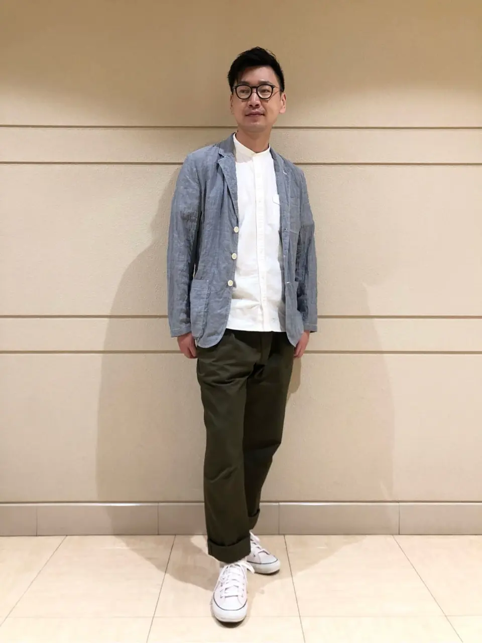  赤石 コーディネート画像