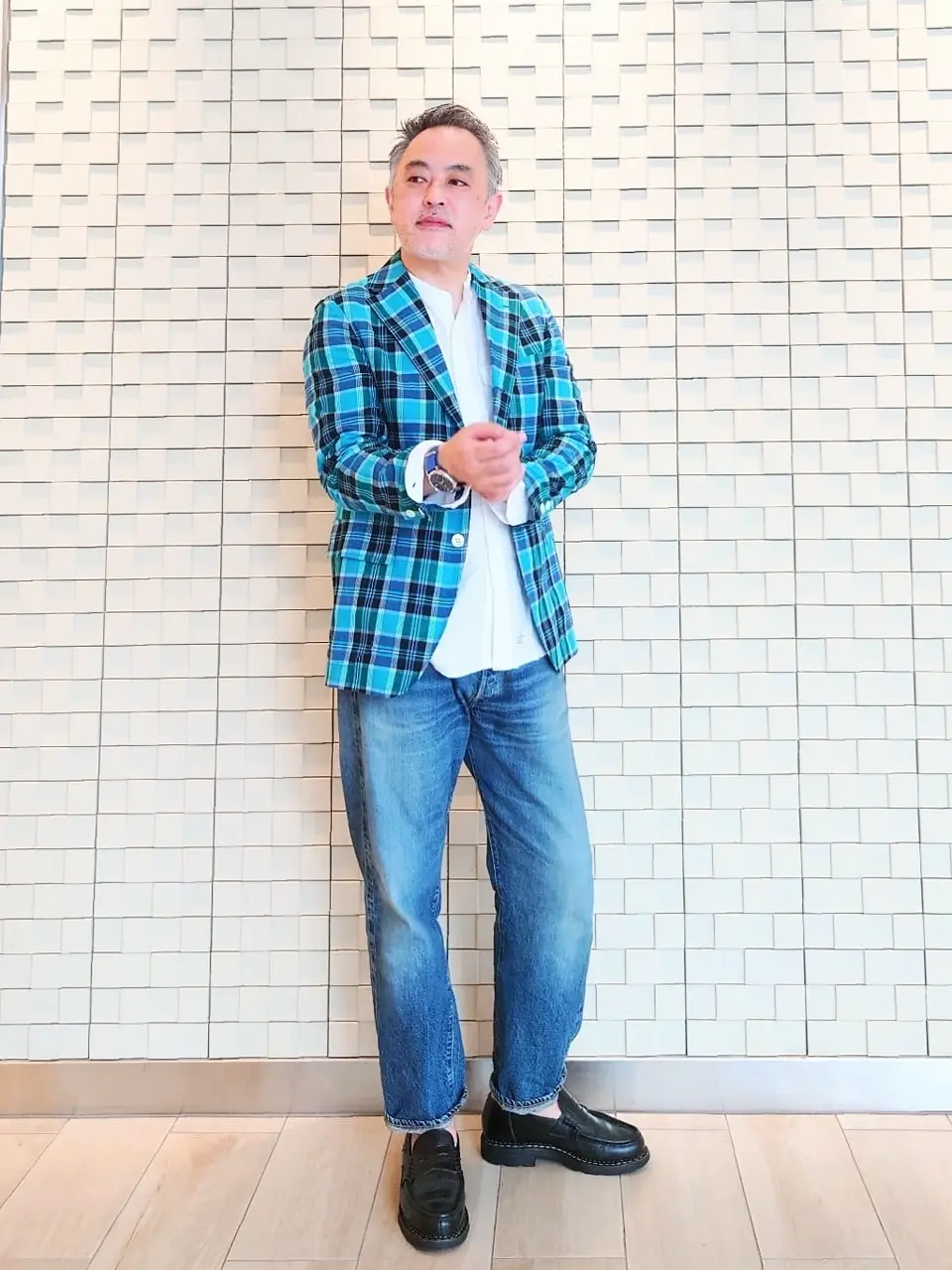  堤 コーディネート画像