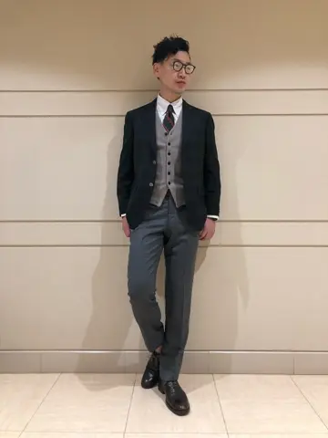 J.PRESS MEN 赤石 コーディネート画像