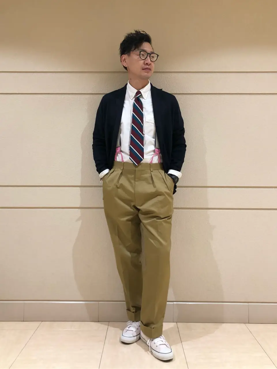  赤石 コーディネート画像