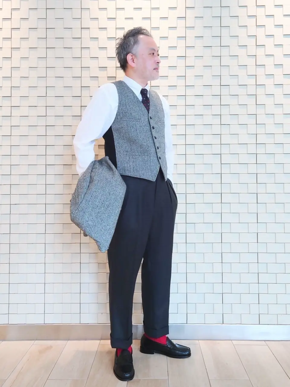 J.PRESS MEN 堤 コーディネート画像