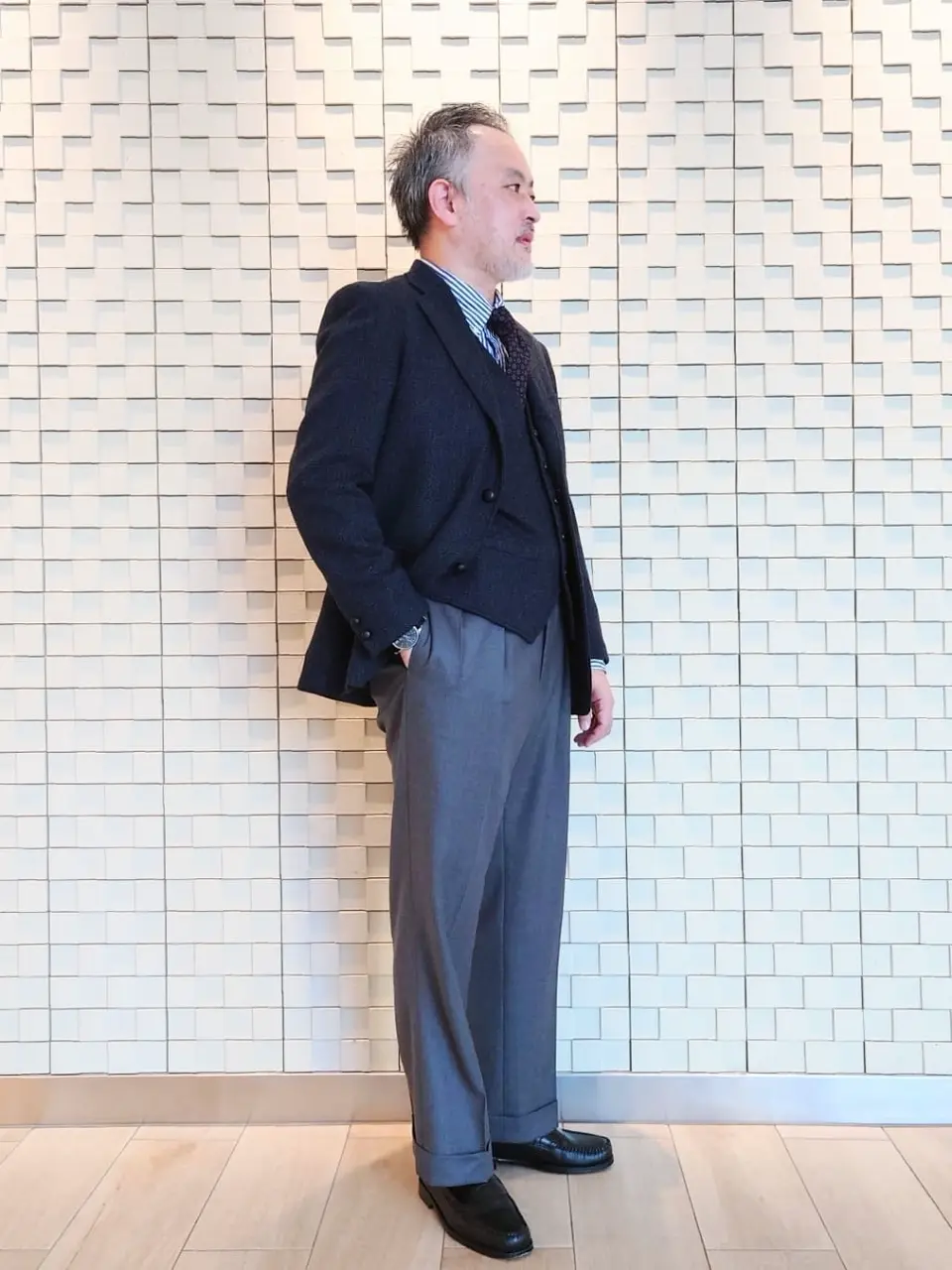 J.PRESS MEN 堤 コーディネート画像