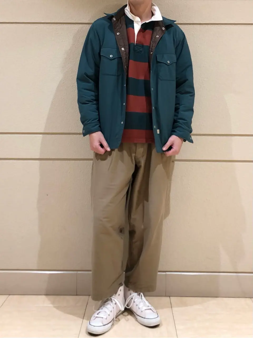 J.PRESS MEN 赤石 コーディネート画像