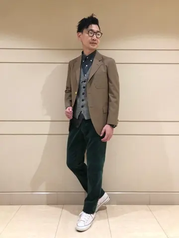 J.PRESS MEN 赤石 コーディネート画像