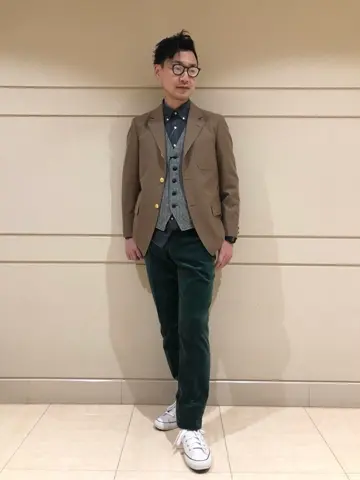 J.PRESS MEN 赤石 コーディネート画像